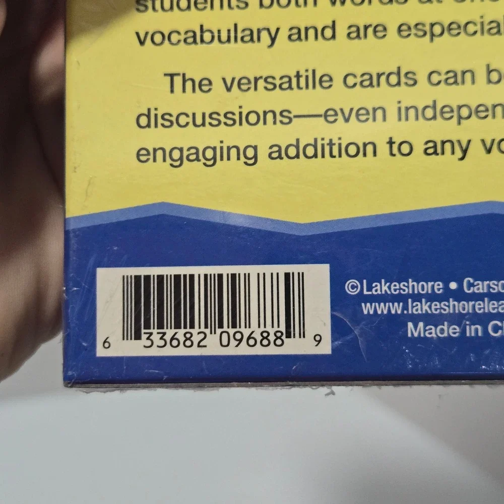 Lakeshore Understanding Homophones Teaching Cards LL397 40 Illustrated Cards New